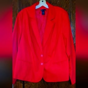 Lane Bryant Red Blazer